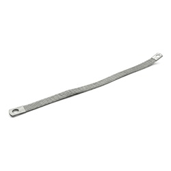 Treccia flessibile stagnata rame 16mmq lunghezza 660mm collegamenti messa a terra quadri elettrici