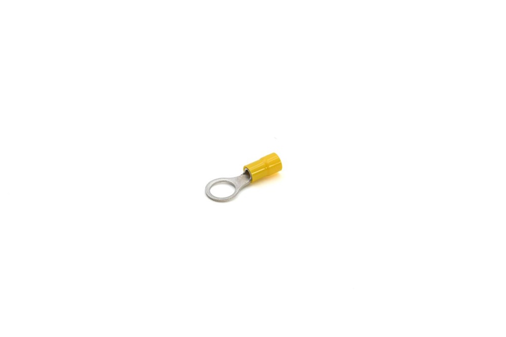 Capocorda giallo occhiello vite M10 per cablaggio elettrico