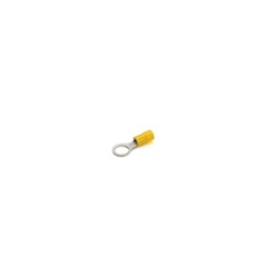 Capocorda giallo ad occhiello vite 10mm per conduttori rame 4-6 mmq uso elettrico
