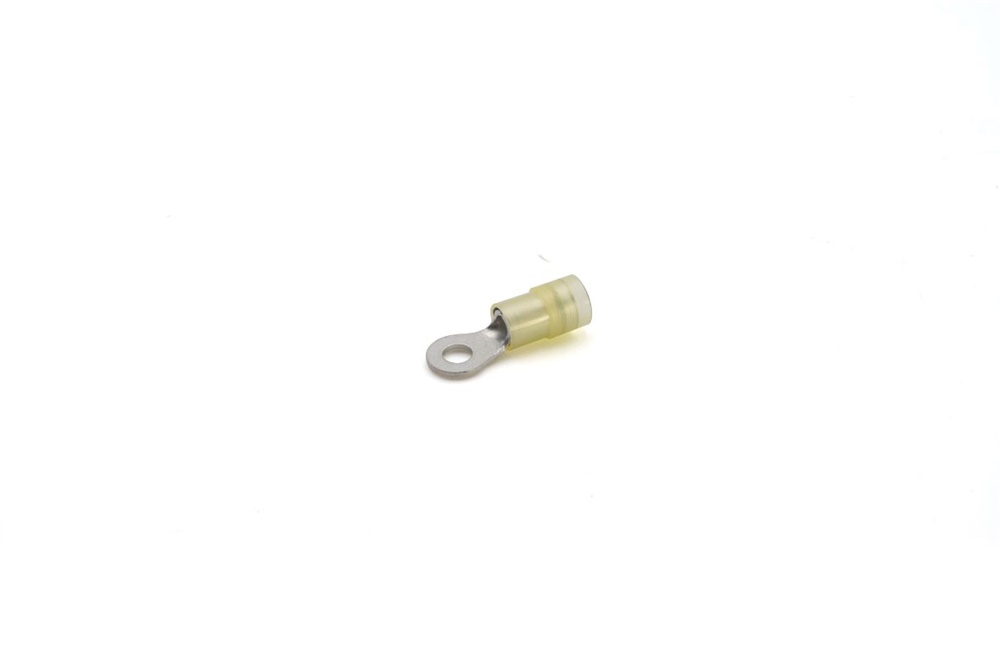 Capocorda rinforzato giallo occhiello antivibrante preisolato PA6.6 4-6mmq per elettricità