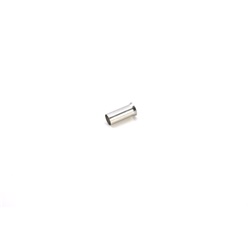 Tubetto terminale non isolato rame elettrolitico 1mmq lunghezza 10mm per cavi flessibili multi-trefolo