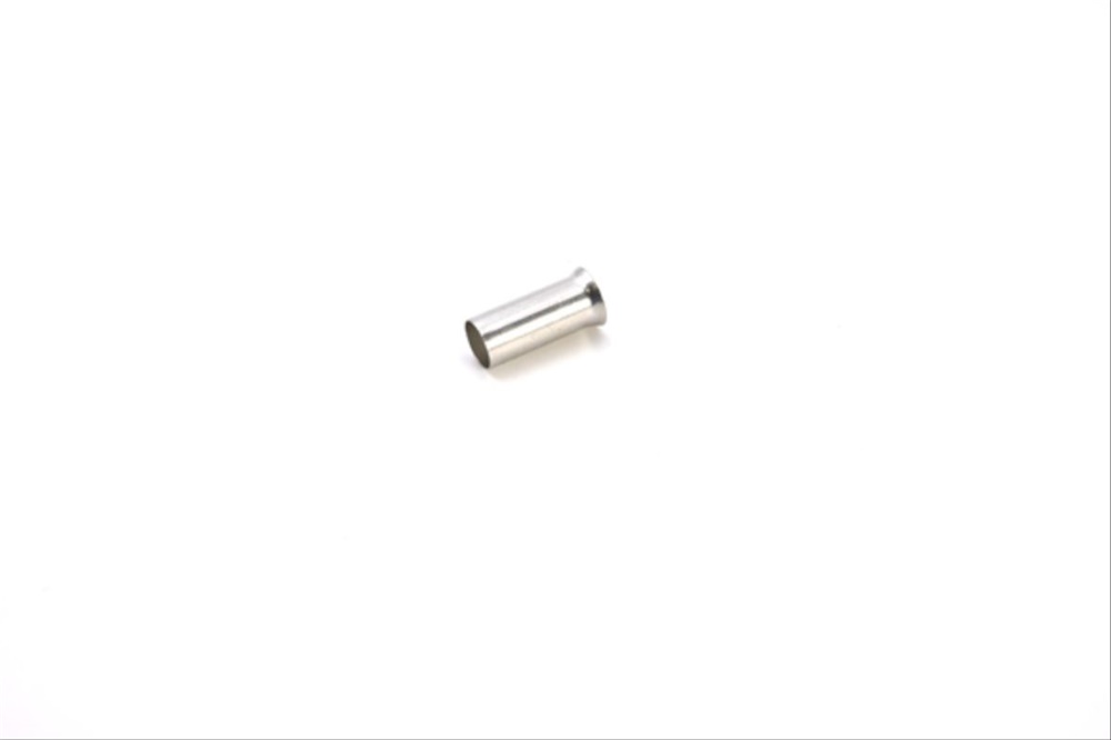 Tubetto terminale rame non isolato 16mmq lunghezza 15mm per cablaggio elettrico