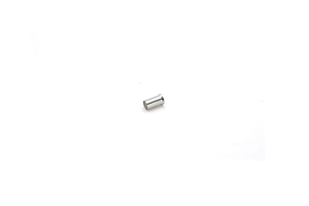 Tubetto terminale non isolato rame elettrolitico 0,5mmq lunghezza 8mm per cavi flessibili multi-trefolo