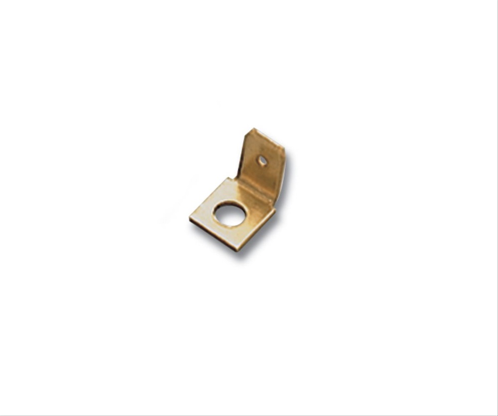 Connettore maschio da pannello 6,3x0,8 mm ottone non isolato per applicazioni elettriche