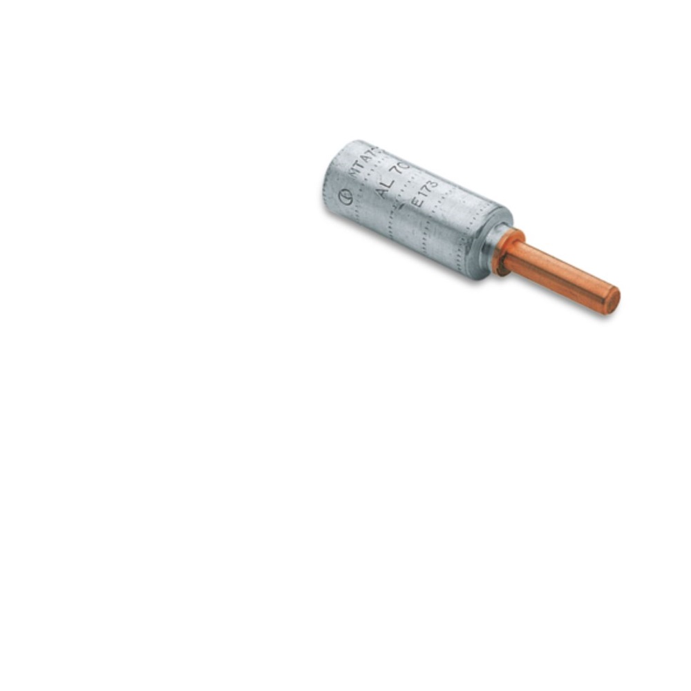 Capocorda bimetallico alluminio/rame codolo 8mm per cavi cordati 70mmq BT