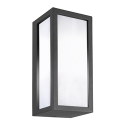 Apparecchio illuminazione esterno IP55 alluminio pressofuso verniciato LED E27 parete e paletto