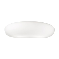 Applique vetro bianco satinato LED 13W 2700K per interni design elegante
