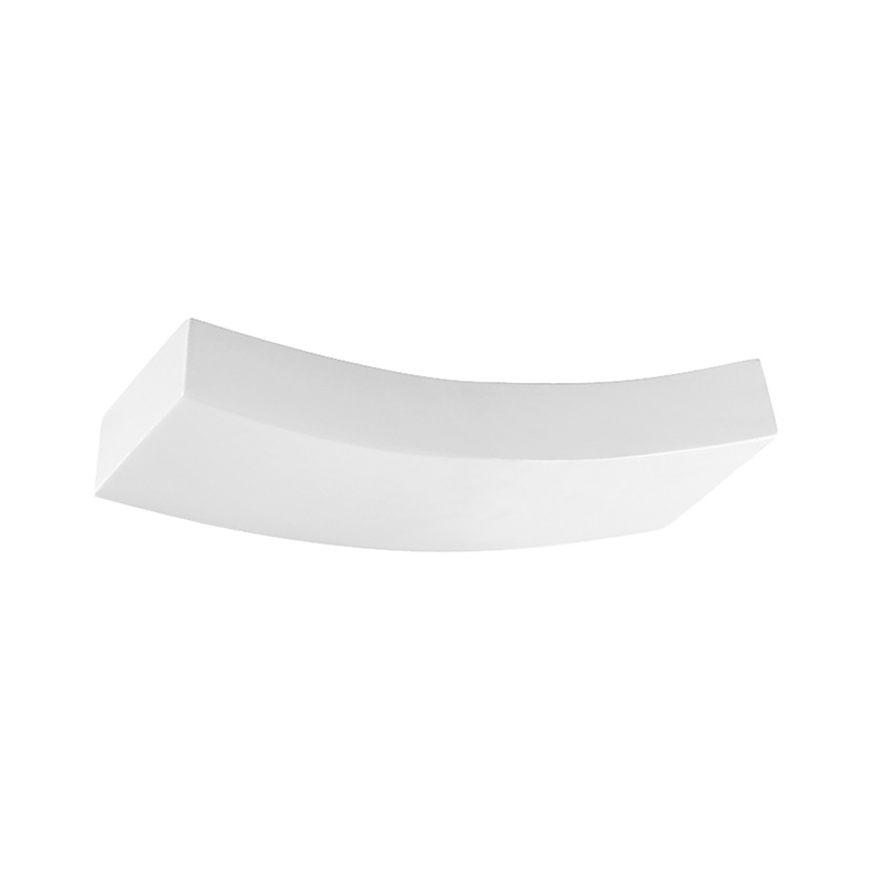Applique gesso bianco R7S117 luce indiretta IP20 per interni residenziali e commerciali