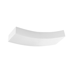 Applique gesso bianco R7S117 luce indiretta IP20 per interni residenziali e commerciali