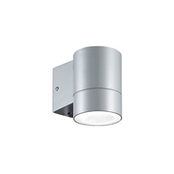Apparecchio a parete esterno IP44 monoemissione grigio attacco GU10 LED orientabile resistente UV