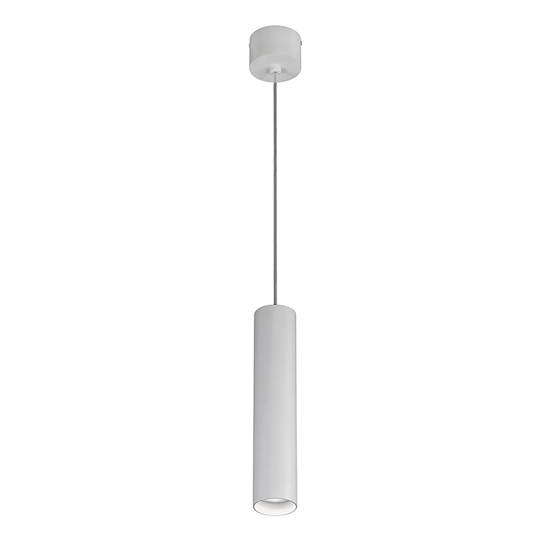 Lampada da parete biemissione attacco GU10 LED design moderno bianco/nero installazione versatile binari trifase e monofase