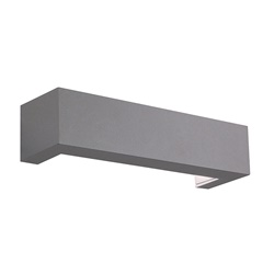 Applique LED 9W antracite IP65 esterno interno design moderno luce uniforme efficiente