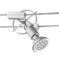 Sistema illuminazione a binario bianco E27 IP20 versatile LED orientabile interni residenziali e commerciali