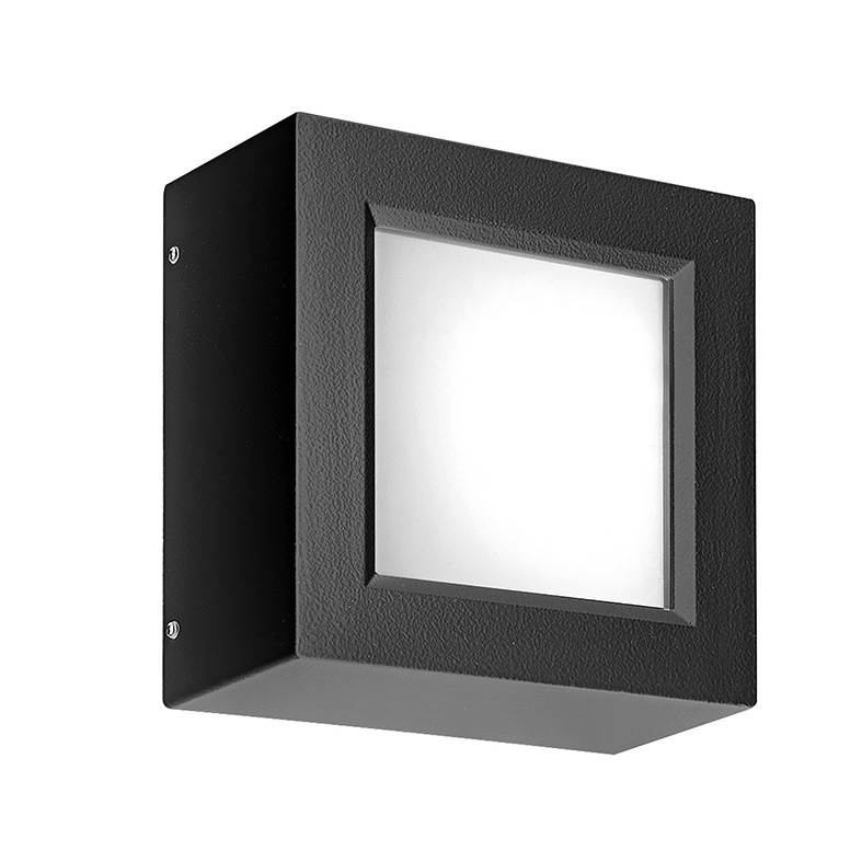 Applique plafoniera LED 8,7W 3000K IP65 esterno antracite design moderno resistente