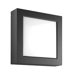 Applique plafoniera LED 23W antracite IP65 3000K esterno interno resistente UV