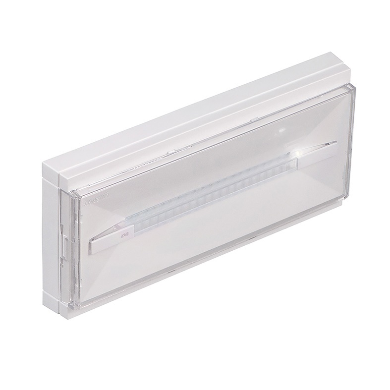 Apparecchio emergenza LED 24W 6000K IP42 bianco installazione parete plafone incasso
