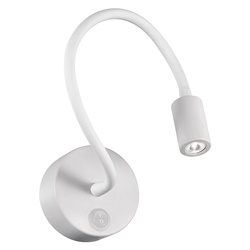 Applique LED bianca 3W 3000K IP20 orientabile per illuminazione interna lettura