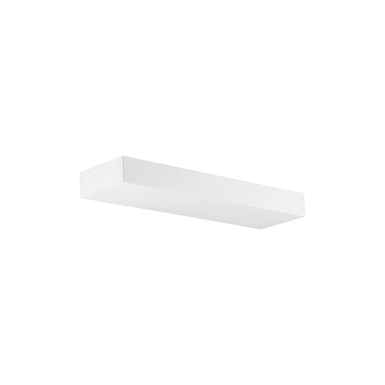 Applique gesso bianco LED 11W 2700K IP20 luce indiretta interno design essenziale