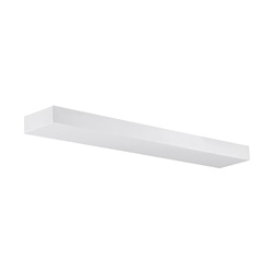 Applique gesso bianco LED 22W 2700K IP20 luce indiretta interni design essenziale