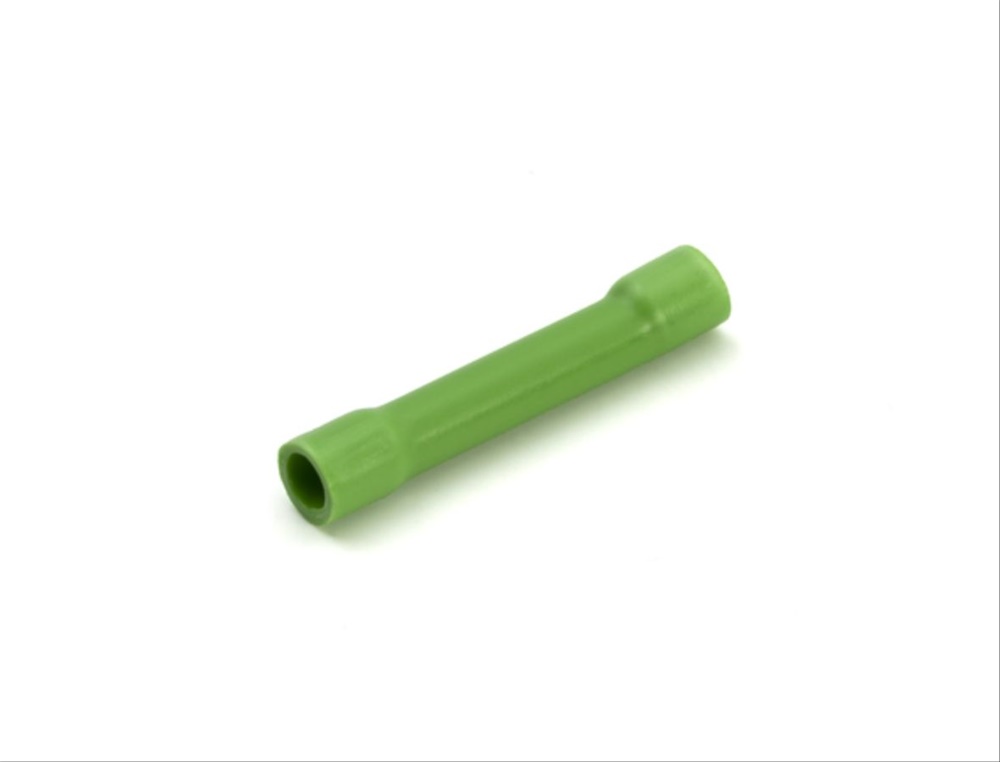 Giunto testa-testa preisolato PVC verde per conduttori rame 0,2-0,5 mmq uso elettrico professionale