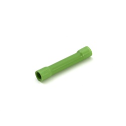 Giunto testa-testa preisolato PVC verde per conduttori rame 0,2-0,5 mmq uso elettrico professionale