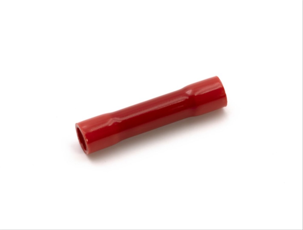 Giunto testa-testa preisolato PVC rosso per conduttori rame 0,25 mm² uso elettrico