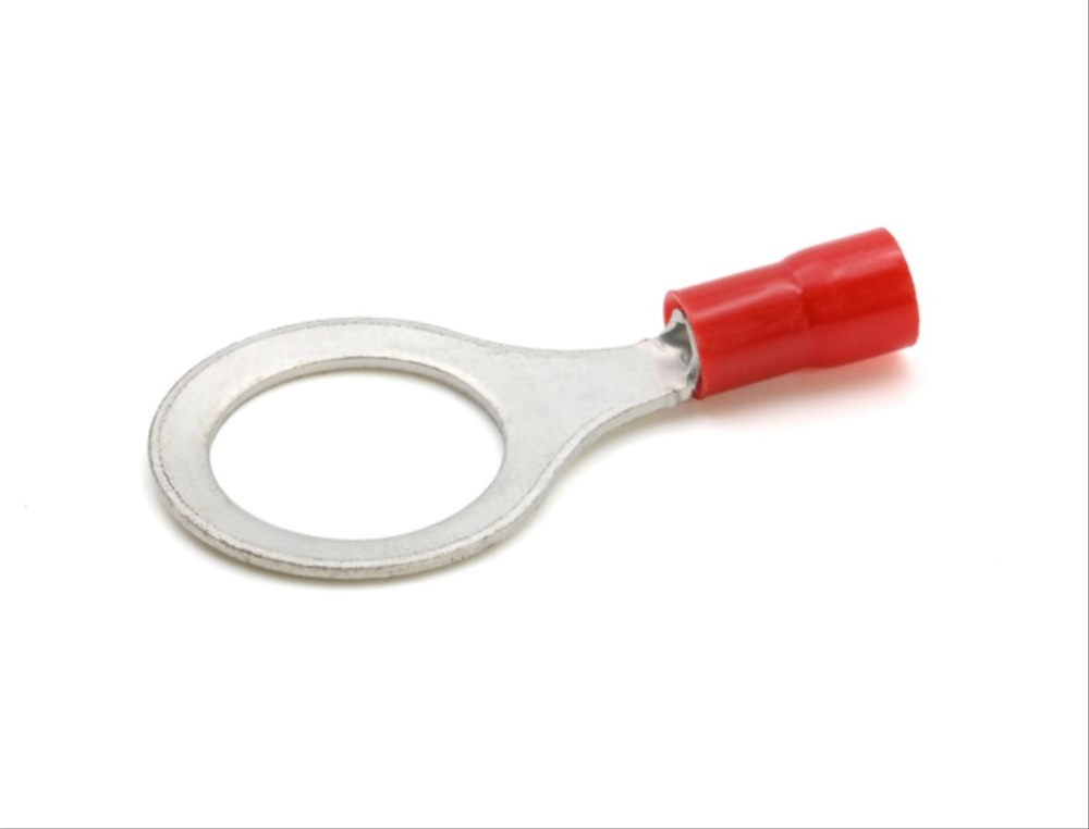 Capocorda rosso occhiello vite M12 PVC 0,25-1,5 mmq per conduttori rame