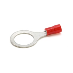 Capocorda rosso occhiello vite M12 PVC 0,25-1,5 mmq per conduttori rame