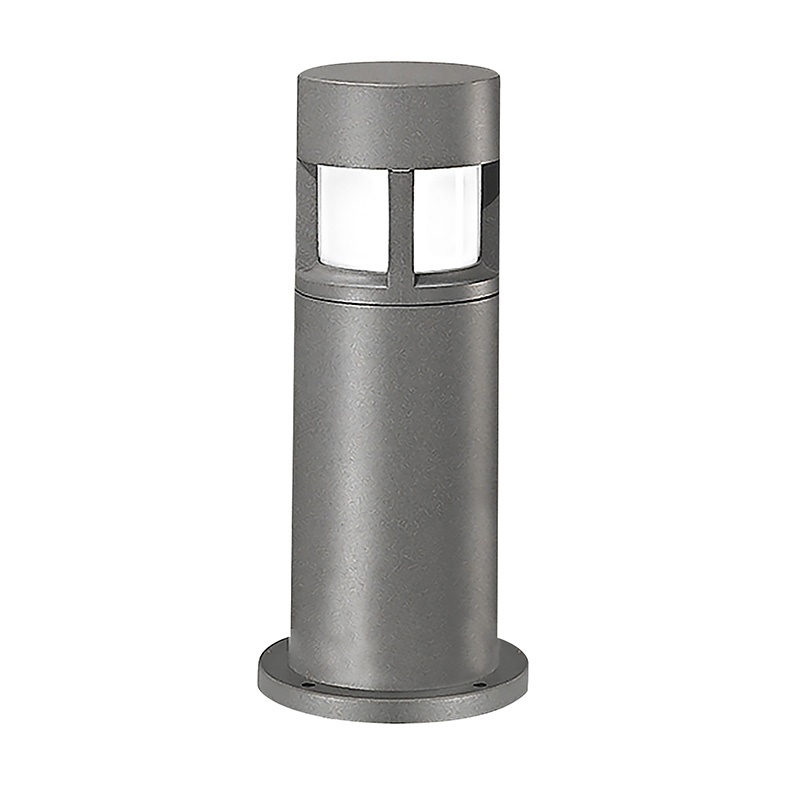 Bollard esterno antracite IP65 E27 36 cm illuminazione giardini vialetti resistente