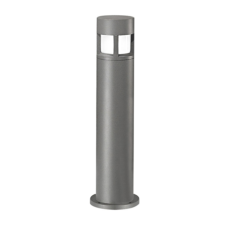 Bollard esterno antracite 65 cm portalampada E27 IP65 resistente UV e corrosione