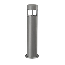 Bollard esterno antracite 65 cm portalampada E27 IP65 resistente UV e corrosione