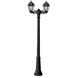 Apparecchio esterno sospensione parete paletto policarbonato antiurto IP68 E27 LED personalizzabile