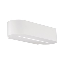Applique in gesso bianco R7s117 luce indiretta design tondeggiante per interni IP2