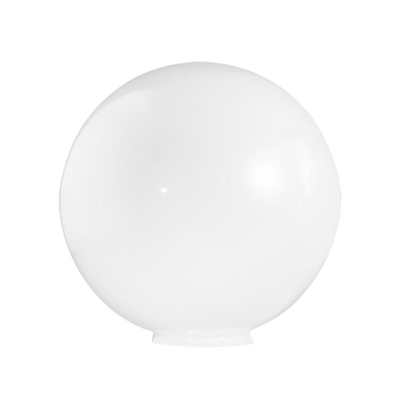 Sfera vetro bianco lucido diametro 400mm per illuminazione interni ed esterni design raffinato