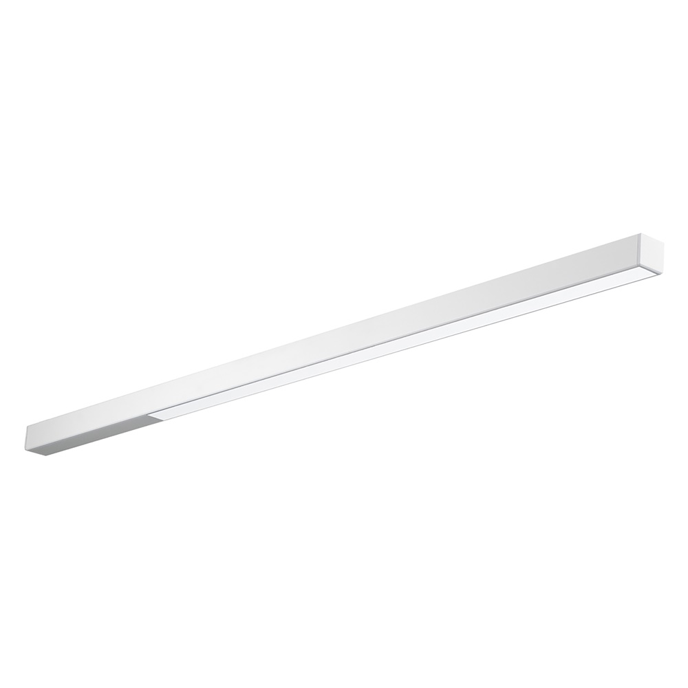 Sistema lineare LED biemissione 24W 3000K CRI90 per installazione soffitto uffici negozi