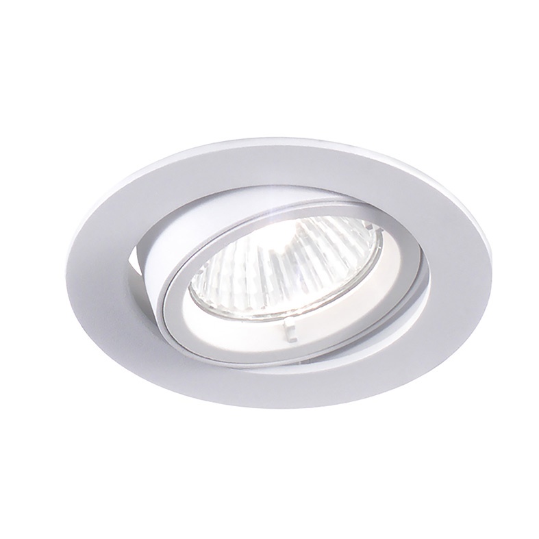 Downlight incasso bianco GU10 IP20 orientabile per illuminazione interni moderna