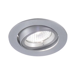 Downlight incasso grigio GU10 IP20 fisso o orientabile interno metallo verniciato