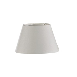 Paralume tessuto Teletta sabbia attacco E27 450mm per illuminazione interna elegante e diffusa