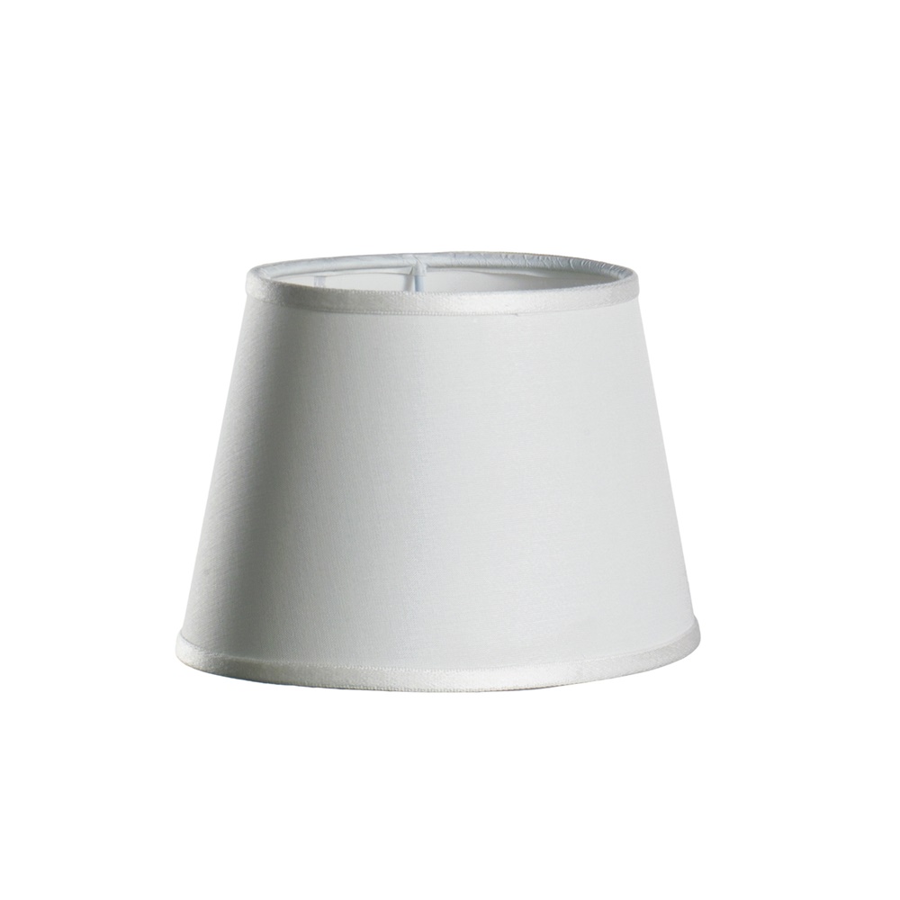 Paralume ovale tessuto Telette sabbia attacco E27 310mm per illuminazione interni