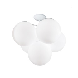 Plafoniera vetri design moderno illuminazione interni residenziale e ufficio
