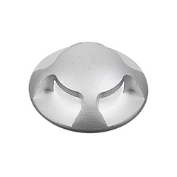 Uplight LED 2W IP67 4000K alluminio satinato esterno calpestabile segnapasso