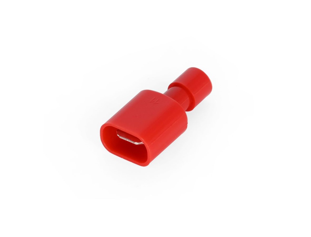 Innesto maschio rosso 6.35x0.8 connettore elettrico industriale