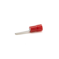 Capocorda rosso puntale piatto preisolato PVC per conduttori rame 0,25-1,5 mmq elettrico CERF-PP12/23