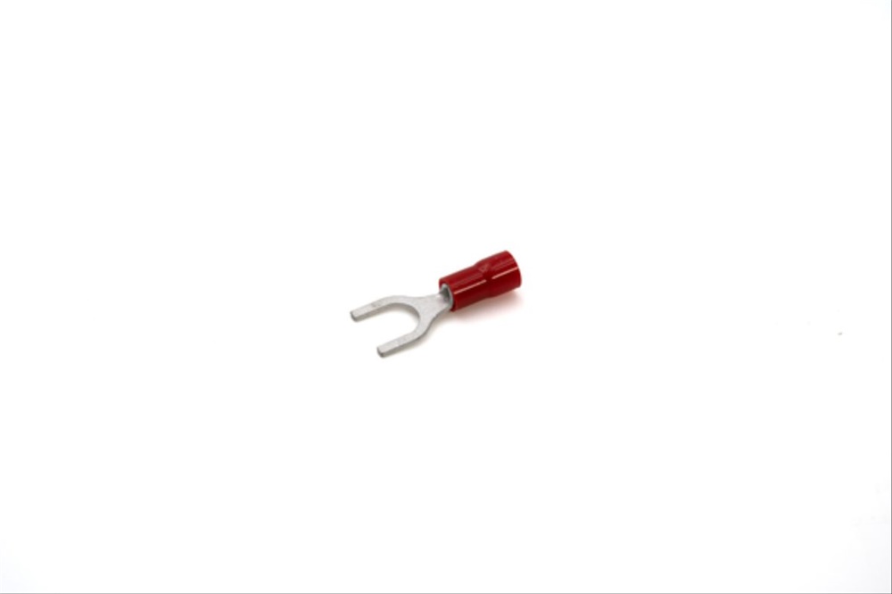 Capocorda rosso forcella vite 5mm connessione elettrica affidabile industria