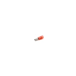 Innesto femmina rinforzato rosso 2,8x0,5 per applicazioni elettriche materiale PC resistente isolamento efficace