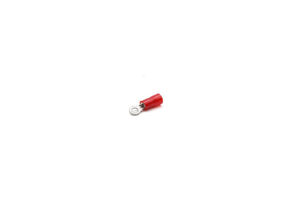 Capocorda halogen free rosso occhielletto policarbonato rame 0,25-1,5 mmq elettrico sicurezza