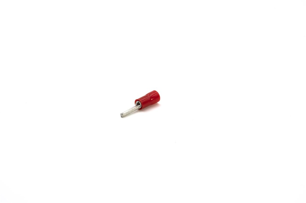 Capocorda halogen free rosso punta tonda per conduttori rame 0,25-1,5 mmq uso elettrico