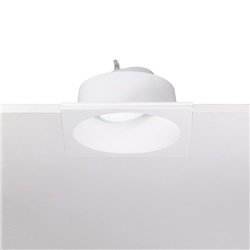 Faretto incasso gesso rasato orientabile LED montaggio a scomparsa ambienti moderni
