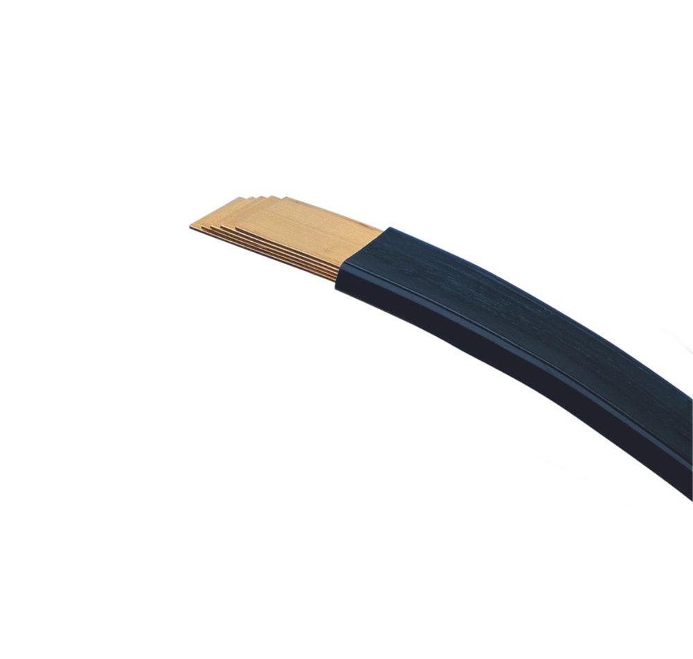 Sbarra flessibile isolata rame 2 lamine 24 mm elettrica