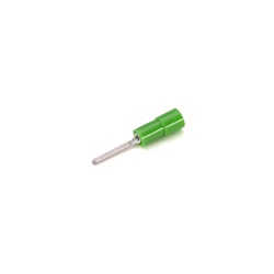 Capocorda halogen free verde punta tonda per conduttori rame 0,2-0,5 mmq uso elettrico